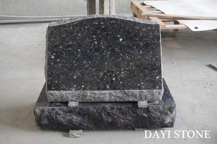 Headstones-Blue Pearl Granite Stone -USA headstone